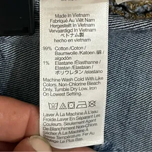 Madewell 90s Straight Leg Jeans‎ High Rise Button Fly Blue Denim Size 24 thumbnail 11
