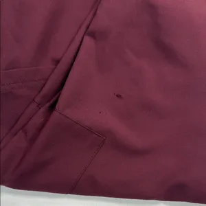 Red Tapered Joggers with Adjustable Waist‎ thumbnail 3