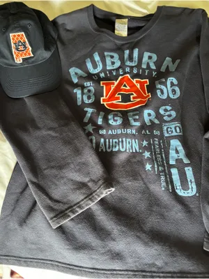 Creative Apparel Auburn University Tigers Blue Crewneck Sweatshirt XL thumbnail 1