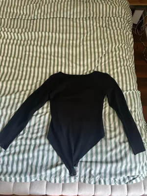 Amazon Black Long Sleeve Bodysuit thumbnail 3