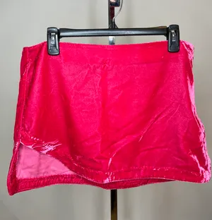 Free People Velvet Pink Mini Skirt thumbnail 1