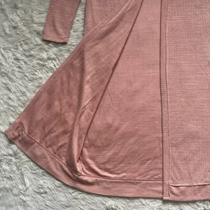 Free People FP Beach Sweater Bi-Coastal Cardigan Duster Papaya Sun Sz S thumbnail 7