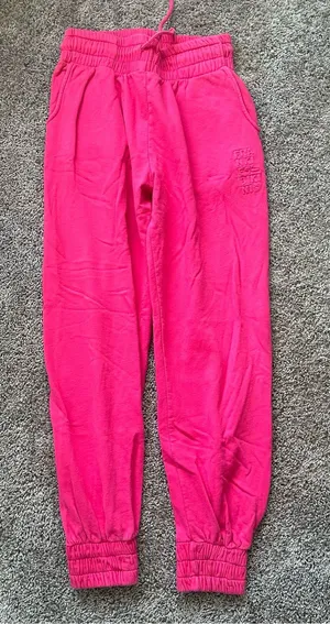 Frankie's Bikinis Hot Pink Jogger Sweatpants thumbnail 1