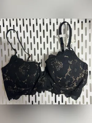 Aerie Lace Plunge Neck Bra 34C New Padded Wired thumbnail 3