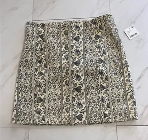 NWT Free People Floral Mini Skirt size XS thumbnail 1