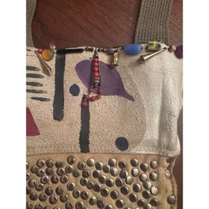 Ladies STUDDED HAND TOOLED Crossbody Bag Southwest Western thumbnail 9