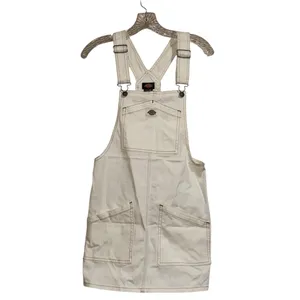 NWT Dickies Womens 5" Twill Bib Dress, Cloud - FVR52 XS thumbnail 9