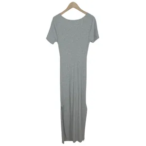 Lulus Twist Front Cut Out Midi Dress in Heather Gray Size Medium thumbnail 3