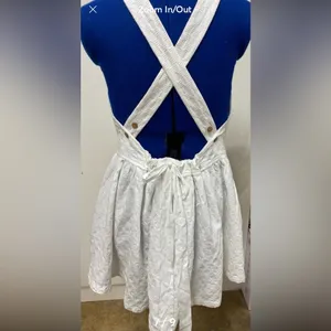 Free People free-est Va Va Volume Mini Dress in White. Size X-Small thumbnail 7