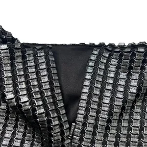 New Women’s Sho By Tadashi Shoji Metallic Textured Fringe Minidress Size 10 thumbnail 8