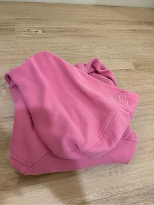 Lululemon Half-Zip Scuba- Pink Blossom Medium/Large thumbnail 5