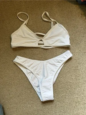 NWOT L*Space bikini set white thumbnail 2