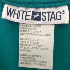 FINAL MARKDOWN White stag embroidered blouse large thumbnail 8