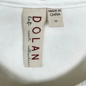 Anthropologie Dolan Left Coast Structured Vest Pullover White Cotton Size Medium thumbnail 5
