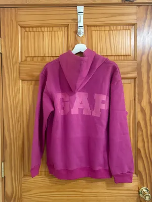 GAP Size Large Pink Hooded Sweatshirt thumbnail 4
