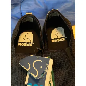 No Sox Vintage Slip on Shoes Size 11 Women's Mesh‎ Black thumbnail 5