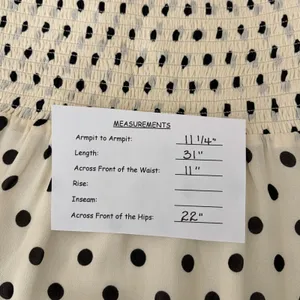 REFORMATION Zaria Dress Portofino Polka Dot Black White Smocked Mini Dress XS thumbnail 15