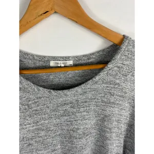 Rag & Bone Heather Grey Knit Long Sleeve top Size Medium thumbnail 2