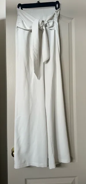 White super down pants  thumbnail 1