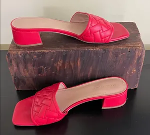Marc Fisher "Casper" block heel mules thumbnail 1