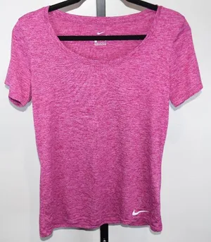Nike Dri-Fit Pink Heather Athletic T-Shirt Size Small Short Sleeve thumbnail 1