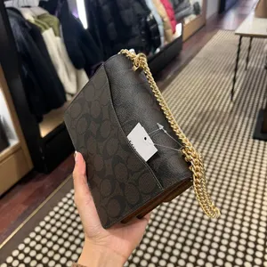 Coach C9946 Mini Klare Crossbody In Signature Canvas - Gold/Brown/Redwood thumbnail 4