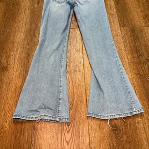 Lucky Brand Stevie High Rise Flare Jeans Light Wash 2/26 Double Button Boho thumbnail 11
