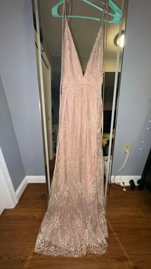 Showpo Pink Rose Dress thumbnail 1