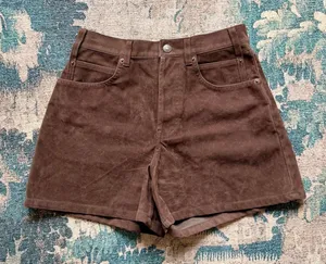 Free People We The Free Tippi Vegan Suede Shorts in Chicory Coffee - 27 thumbnail 1