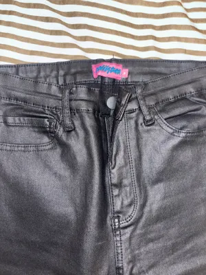 Edikted Leather Pants Flare thumbnail 3