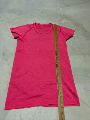 Lululemon Women's Short-Sleeve swiftly tech tee shirt Bright Pink 8 thumbnail 3