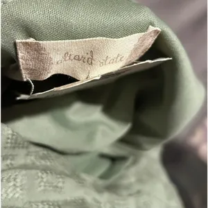 Altar'd State Frankie Sage Textured Babydoll‎ Mini Dress Puff Sleeve thumbnail 8
