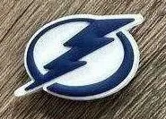 Tampa Bay Lightning Hockey Team Charm For Crocs Shoe Charms - 2 Pieces thumbnail 1