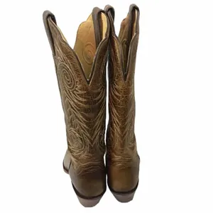 Justin Apache snip toe leather cowboy boots thumbnail 2
