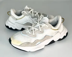 Adidas Ozweego Running Sneakers Shoes Athletic White Grey Women 7.5 / Men 6 thumbnail 1