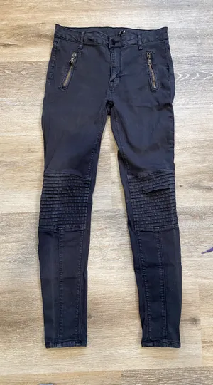 ZARA Charcoal Gray  Jeans thumbnail 1