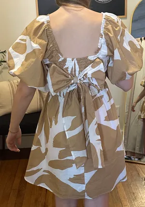 Boutique Dress Tan thumbnail 2