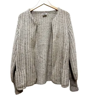 Vintage Ades of California Knit Wool Blend Cardigan Sz M thumbnail 1