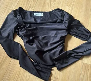 Black Long Sleeve Top thumbnail 1