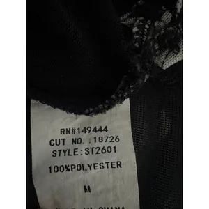 Ember Black Floral Sheer Kimono Duster – Size M thumbnail 7