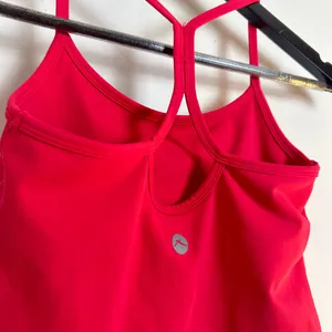 Nordstrom X BY GOTTEX Cropped Cami Tank in Hot Pink Size X-Small thumbnail 5