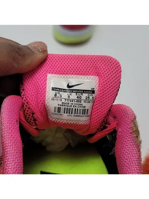 Nike Womens Pink Green Zoom Vomero 10 717441-608 Lace Up Athletic Shoes Size 8.5 thumbnail 7
