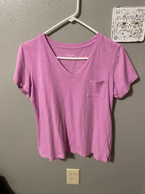 pink short sleeve Size L thumbnail 1