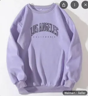 Crewneck Hoodie Purple Size M thumbnail 1