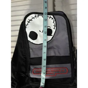 Disney Nightmare Before Christmas Jack‎ Skellington Faces Sling Bag Backpack EUC thumbnail 13