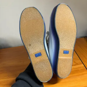 Keds Tripple Up Lace Up Platform Sneaker‎ Blue White Stripe Canvas Shoe W8 thumbnail 6