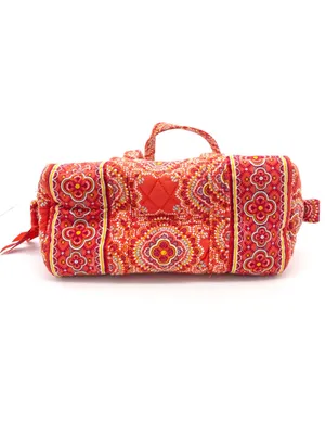 Vera Bradley Original Handbag Paprika Medallion Red Retired Barrel Shoulder Bag thumbnail 5