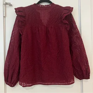 Metro Burgundy Blouse thumbnail 7