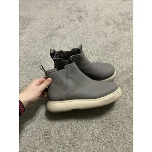 Women'S Toms Grey Alpargata Mallow Chelsea Leather Upper Bootie‎ Size 8 thumbnail 6