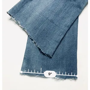 Elite Jeans Ripped Destroyed Blue Jeans‎ High Rise Punk Bohemian Sz 13/14 thumbnail 8